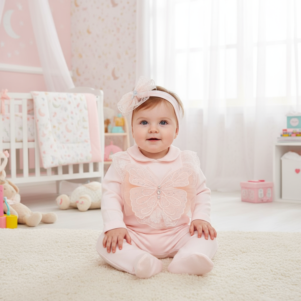 Butterfly Romper with Headband