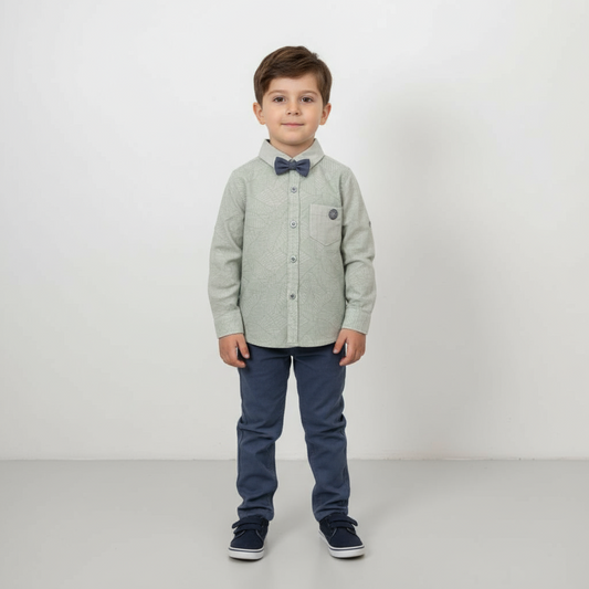 Little Gentleman Comfortable 3-Piece Cotton Outfit Set