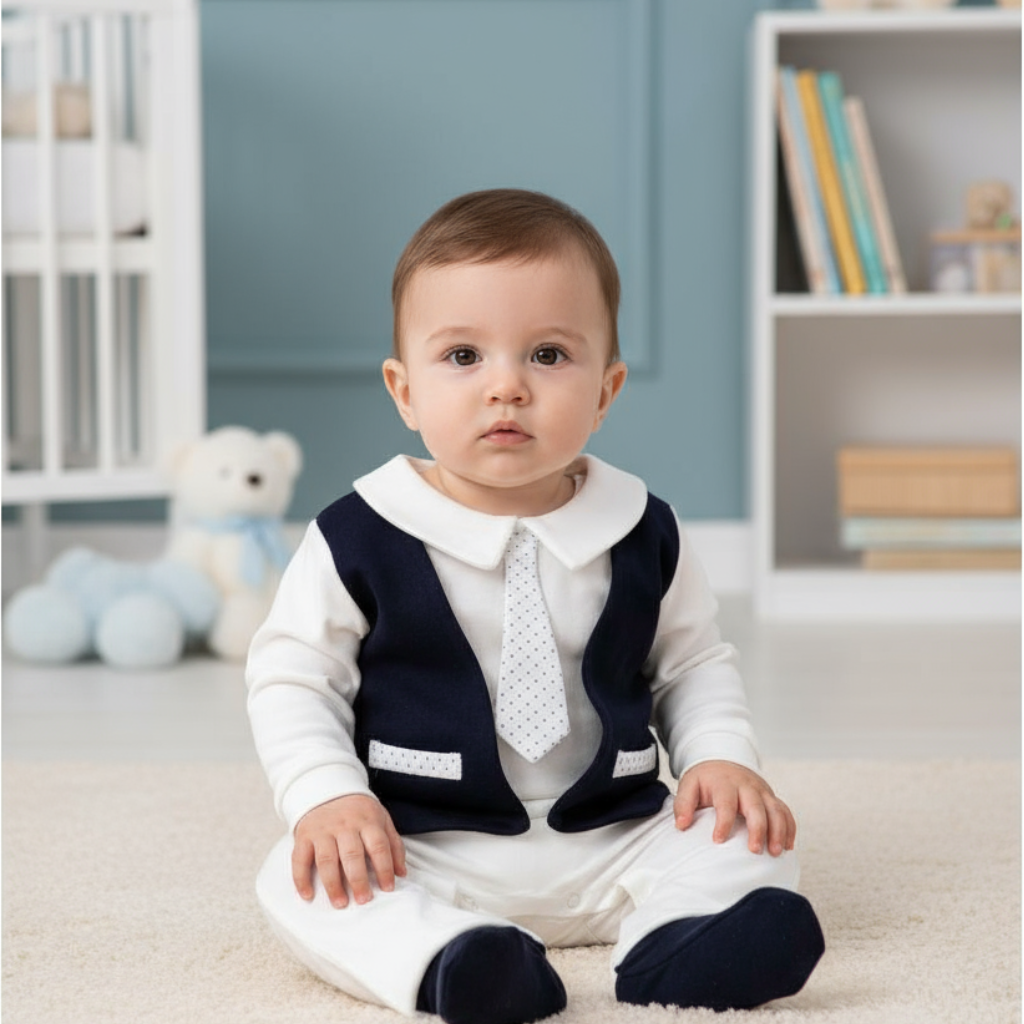 Baby Boys Classic Romper
