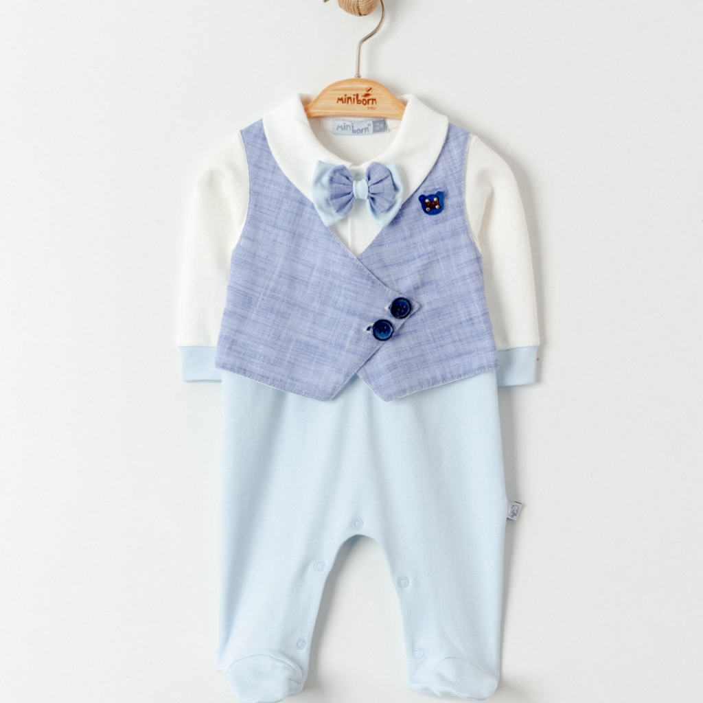 Infant Boys Dressy Gentleman One-Piece Outfit