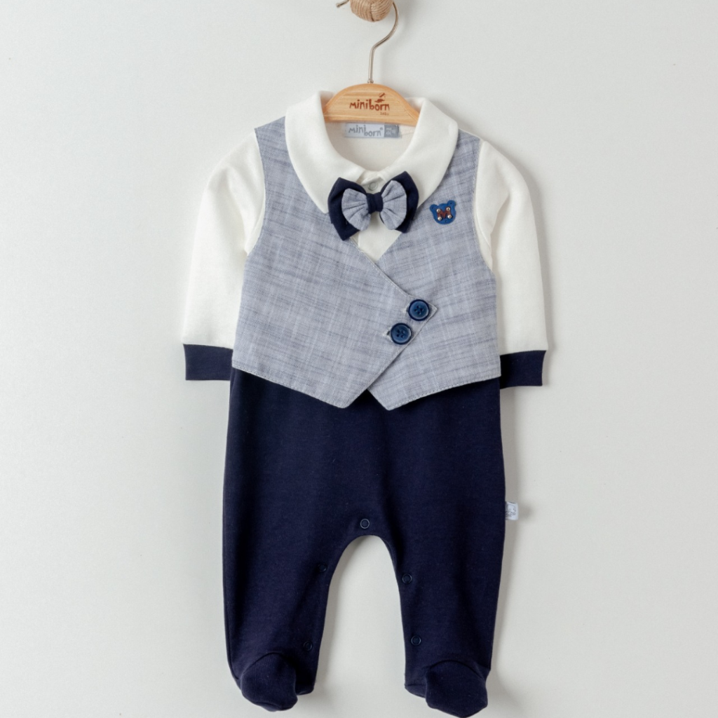 Infant Boys Dressy Gentleman One-Piece Outfit
